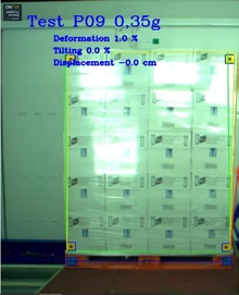 Test de estabilidad de cargas realizados en el centro móvil de fijaplast (EUMOS)