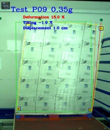 Test de estabilidad de cargas realizados en el centro móvil de fijaplast (EUMOS)