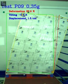 Test de estabilidad de cargas realizados en el centro móvil de fijaplast (EUMOS)