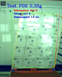 Test de estabilidad de cargas realizados en el centro móvil de fijaplast (EUMOS)