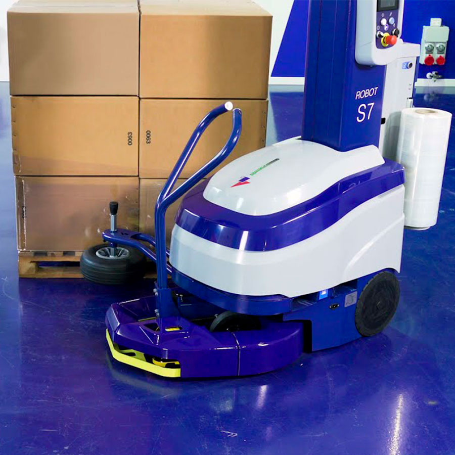Demo Robot Paletizador S7 Robopac | Fijaplast