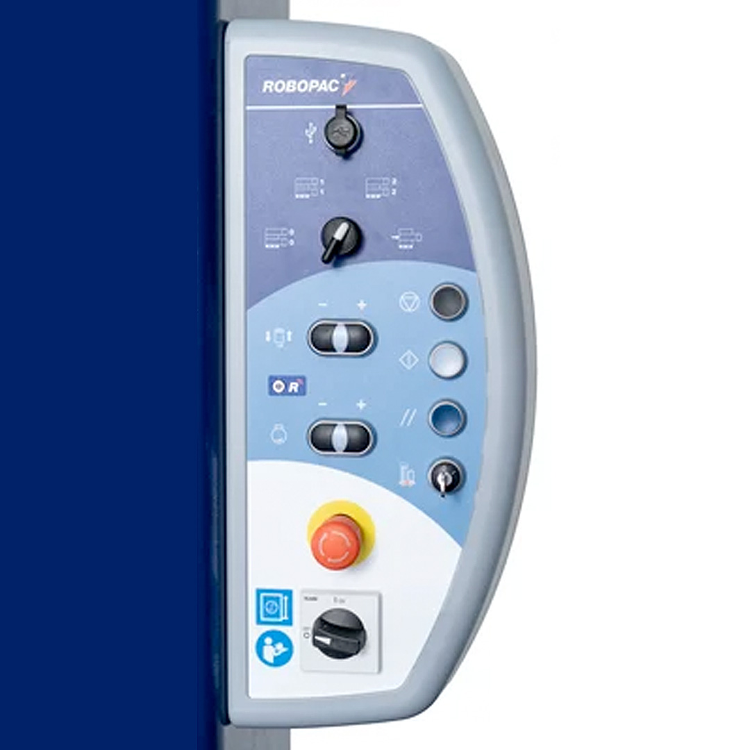 pantalla envolvedora de palets semiautomática ecoplat plus base