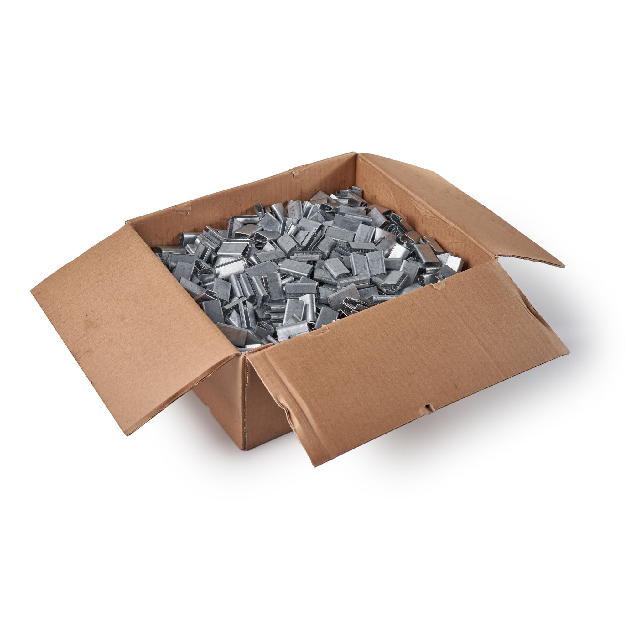 Cajas con 1000 uniones abiertas para fleje de plástico