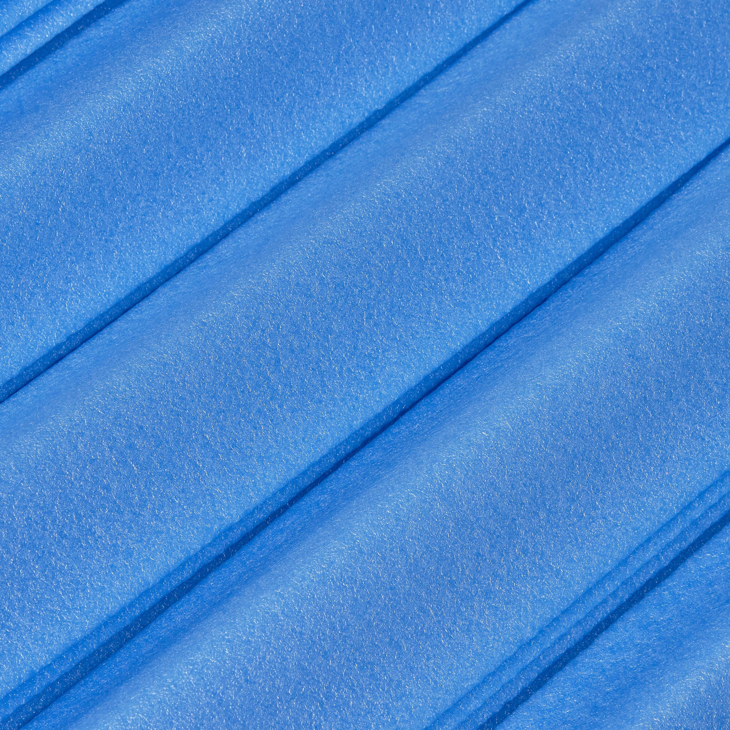 Detalle de la textura y color del perfil de foam azul 23319