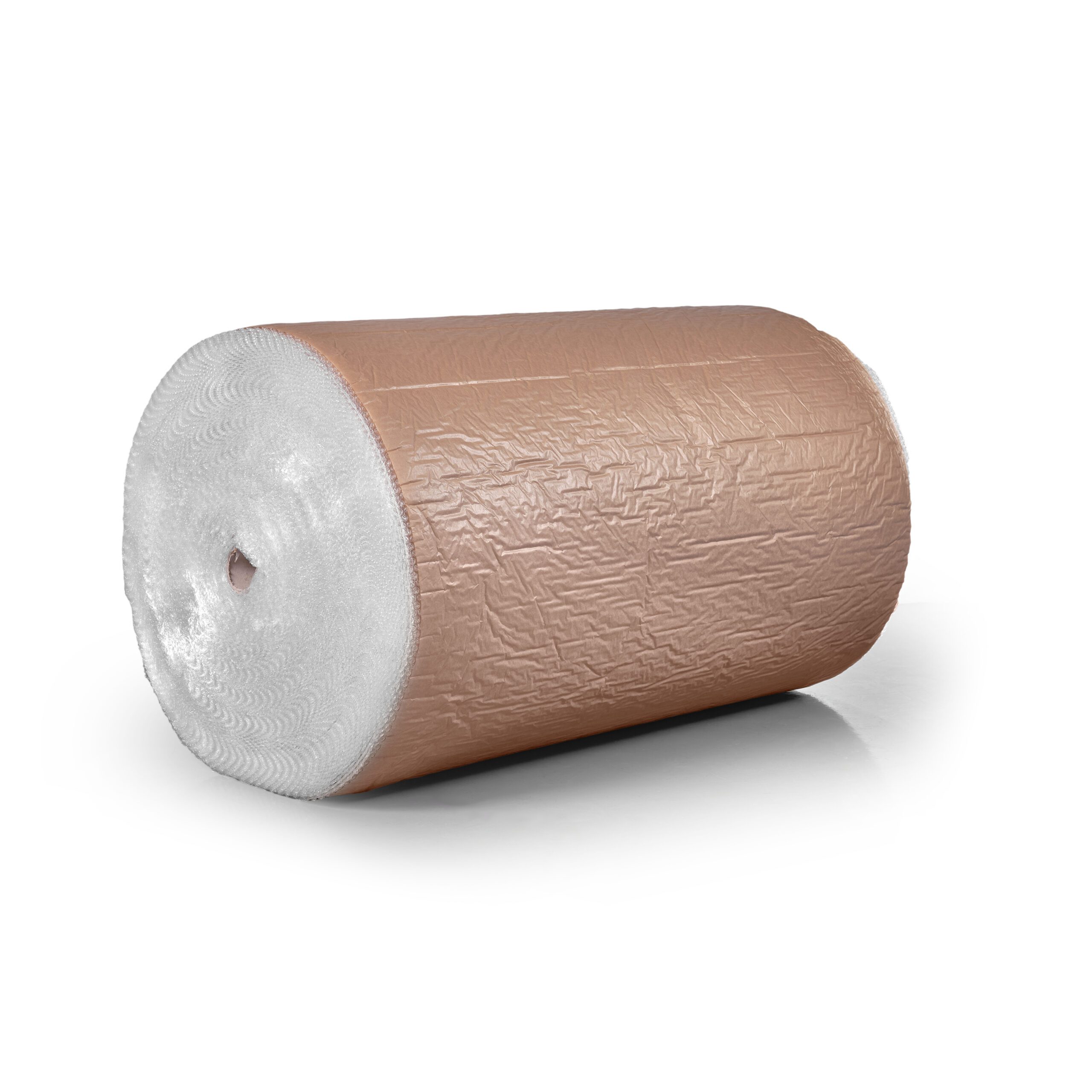 Embalaje de Plástico de Burbujas y Kraft con acabado en papel natural