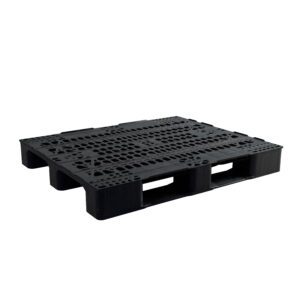 palet de carga pesada Americano Heavy de plástico Fijaplast de 1200x1000 mm con superficie abierta, mostrando su diseño robusto (8319)