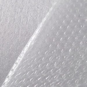 Protección de doble capa con burbujas y foam para productos delicados