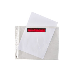 Sobre packing list con papel dentro