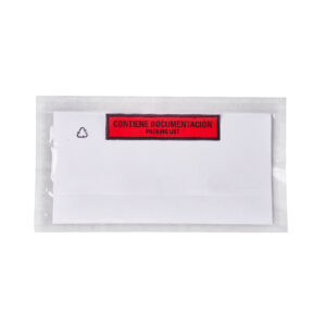 Sobres Packing List 228x120 mm | Contiene Documentación | Reciclables