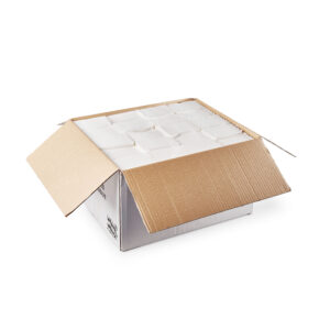 caja de papel secamanos zig zag de celulosa