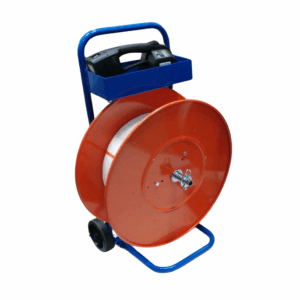 carro devanador de fleje para flejadoras manuales color azul naranja (Ref 003233)