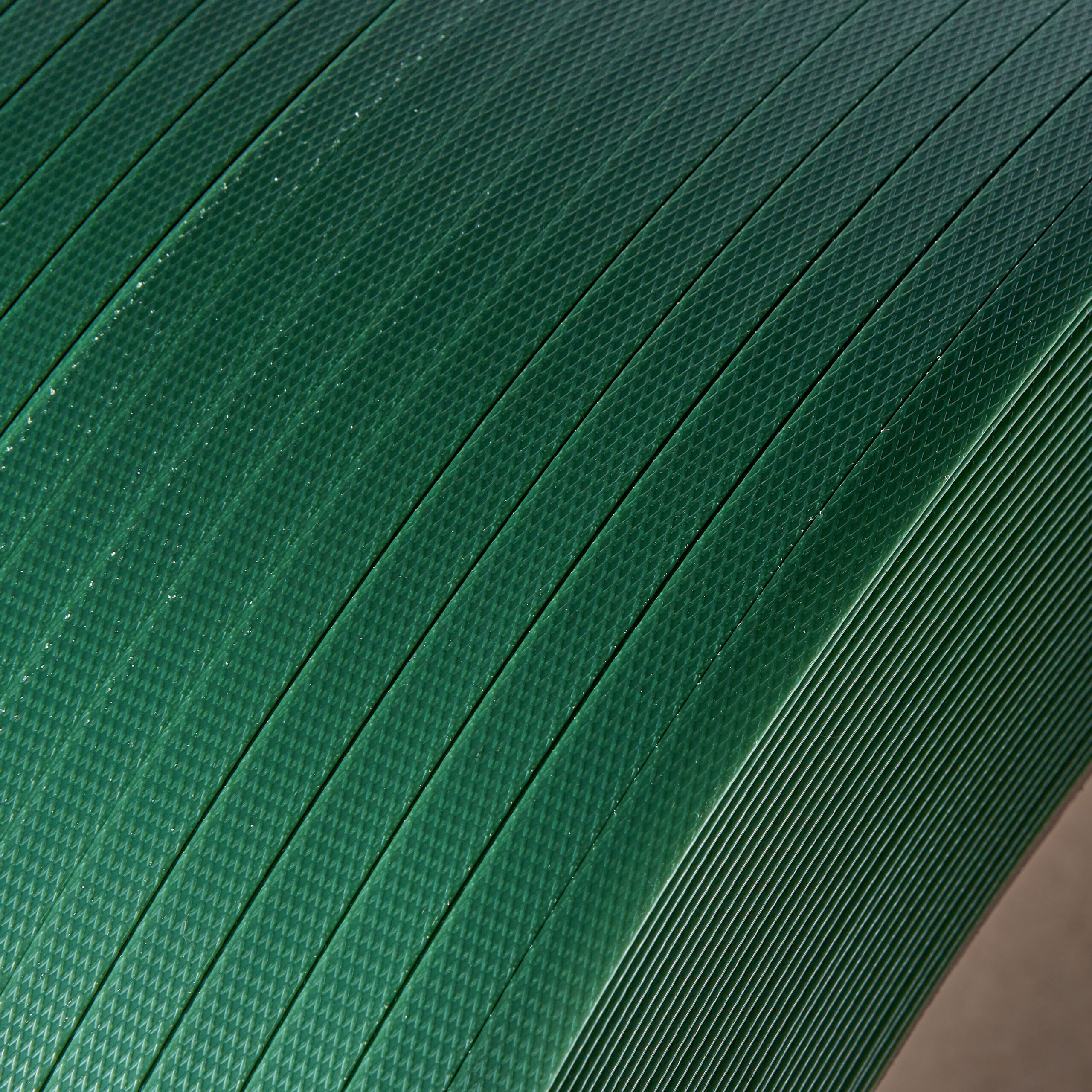 fleje de poliester verde grafilado para maquinas de flejado