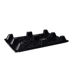 palet de plastico industrial 1200x800mm vista desde abajo 9 pies (4092)