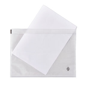 sobre packing list transparente anonimo sin impresion 228x165mm con papel dentro