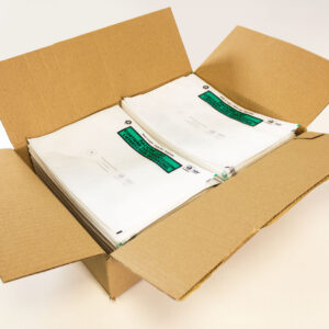 Caja de millares de sobres para documentación Fijaplast de 228x165 mm, fabricados 100% en papel (9805)