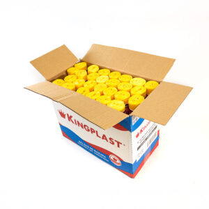 caja de bolsas de basura amarilla de 30 litros 56 rollos (74331)
