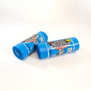 dos rollos de bolsas de basura 50 litros con autocierre 700x750mm (73331)
