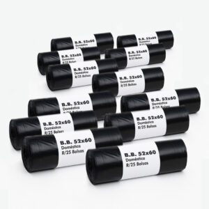 12 rollos de bolsa de basura sin cierre para cubo mediano de 30 litros