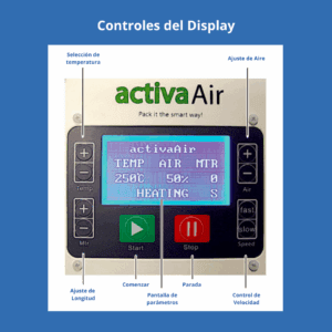 Pantalla display de la Máquina de Cojín de Aire Basic 07435 (2)