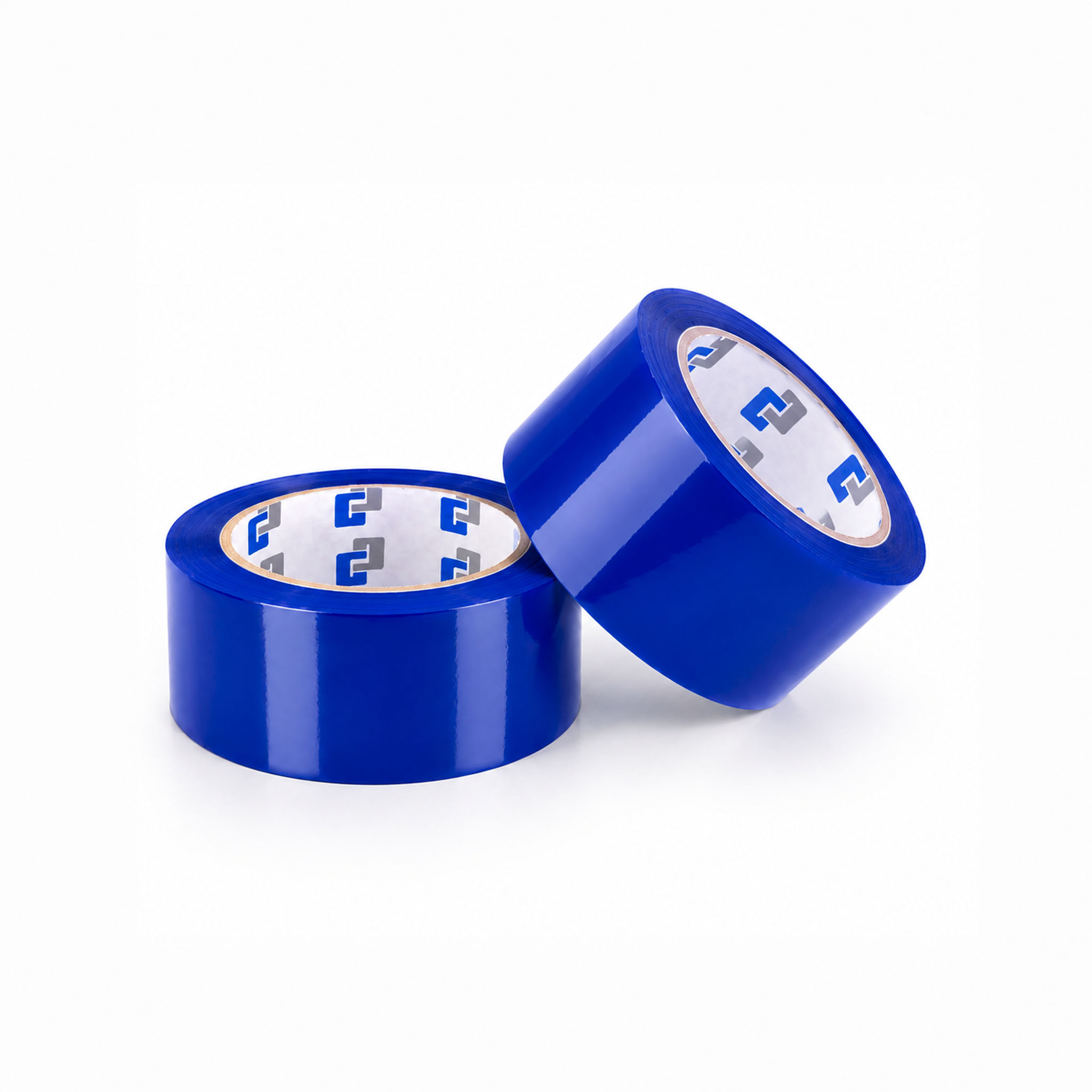 Dos precintos acrilicos azules