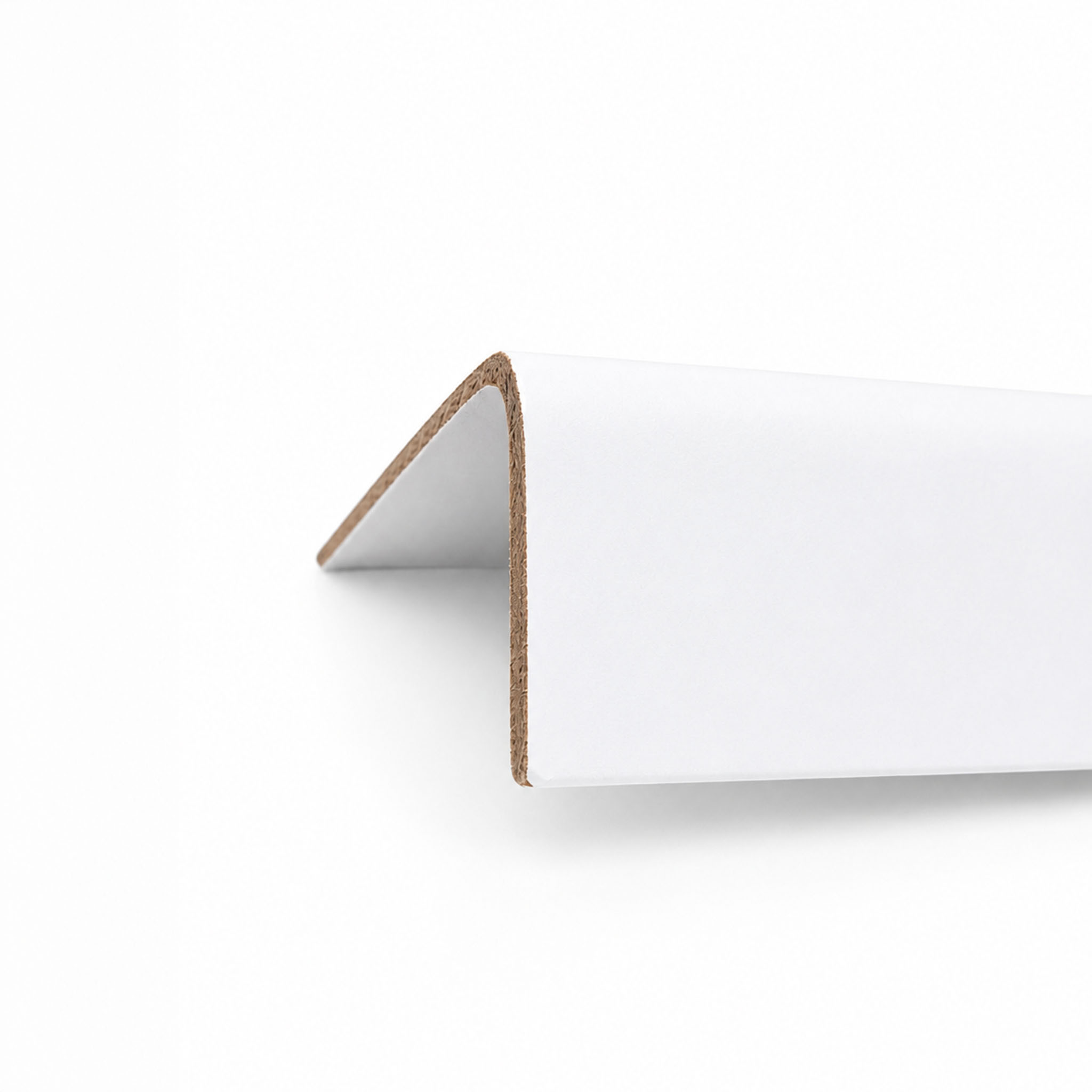 Cantonera de cartón blanco 40x2,5x2200mm