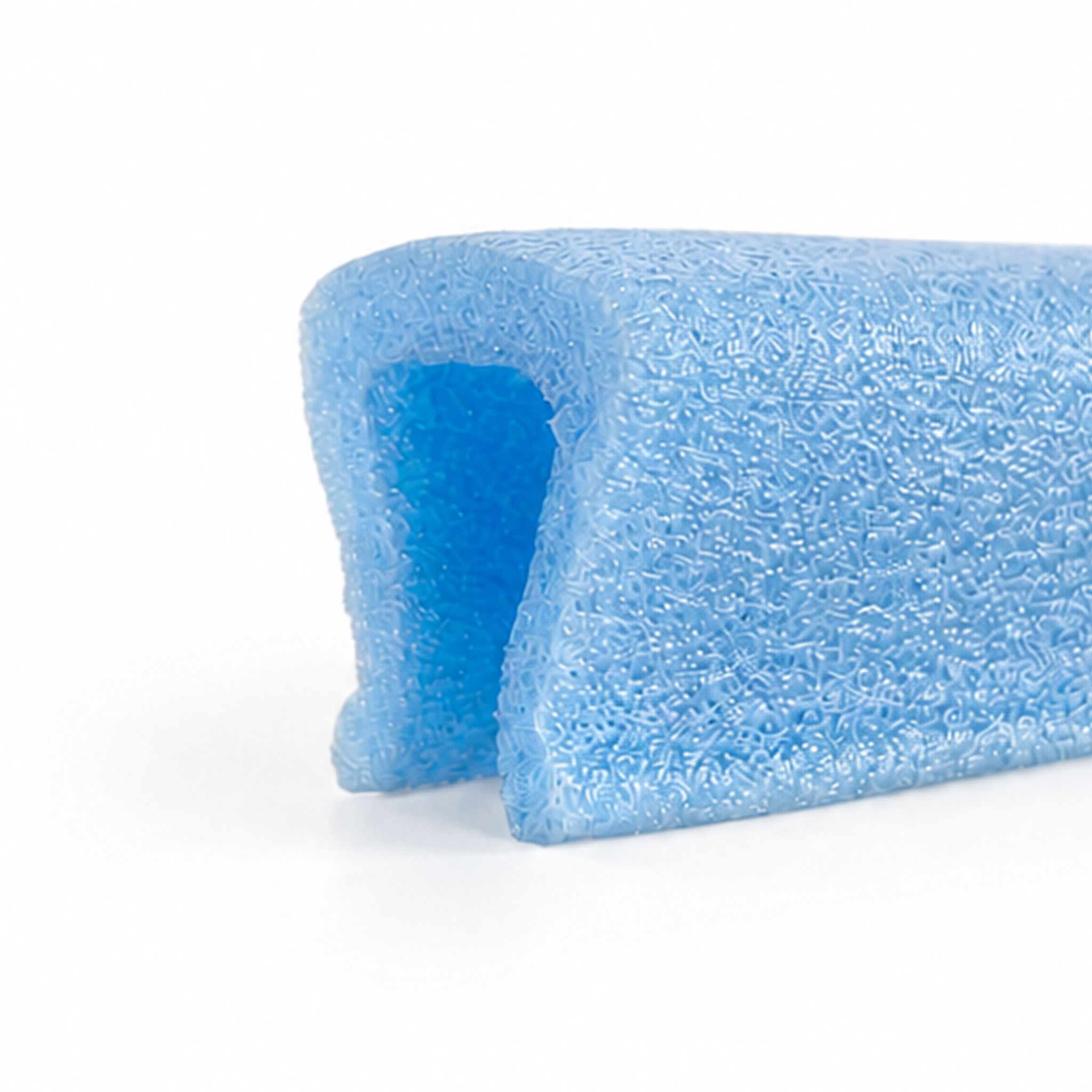 Perfil de foam azul U20