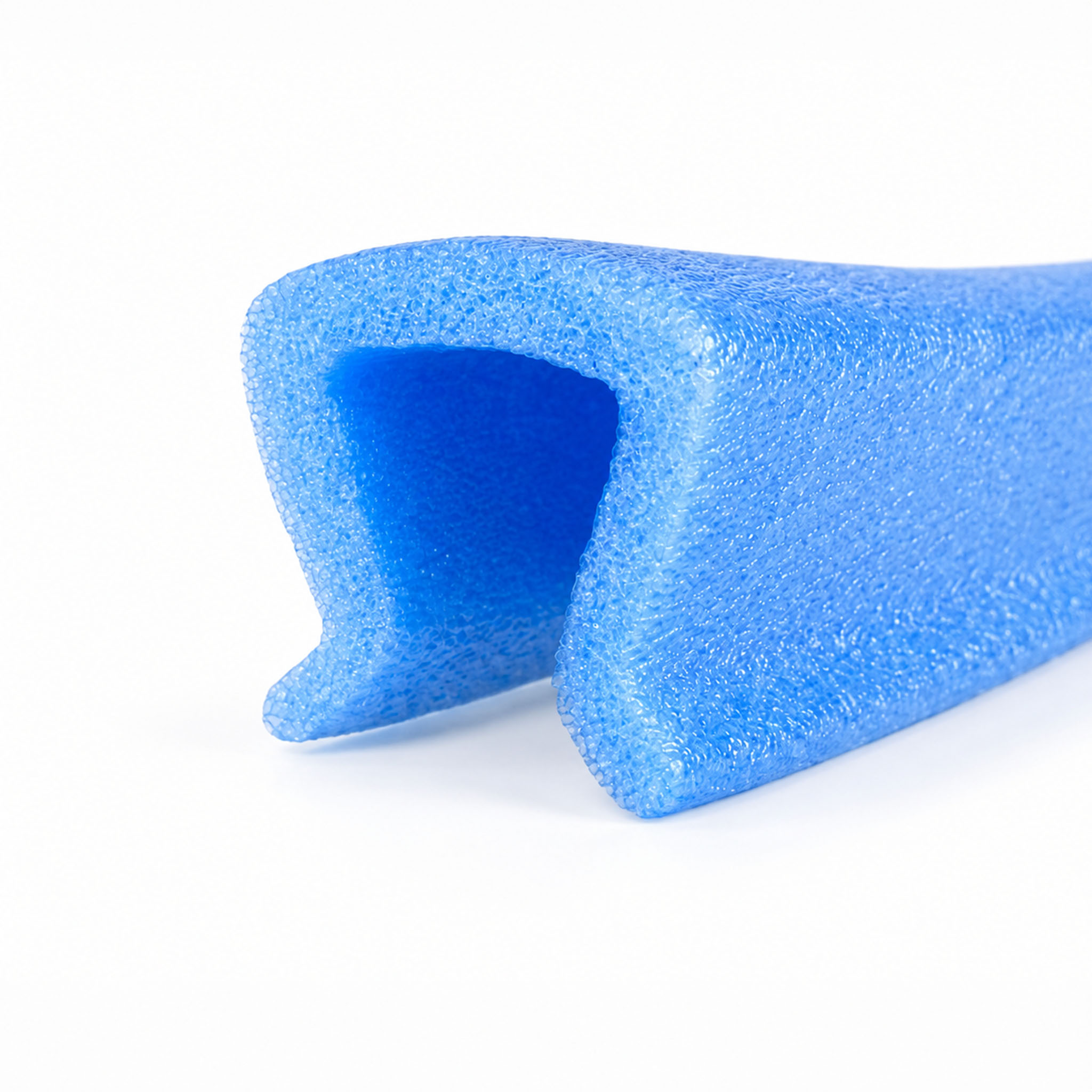 Perfil de foam azul U30